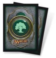 MTG Mana 3: Mana Symbol: Green: Deck Protecters: 80 Count: Ultra Pro